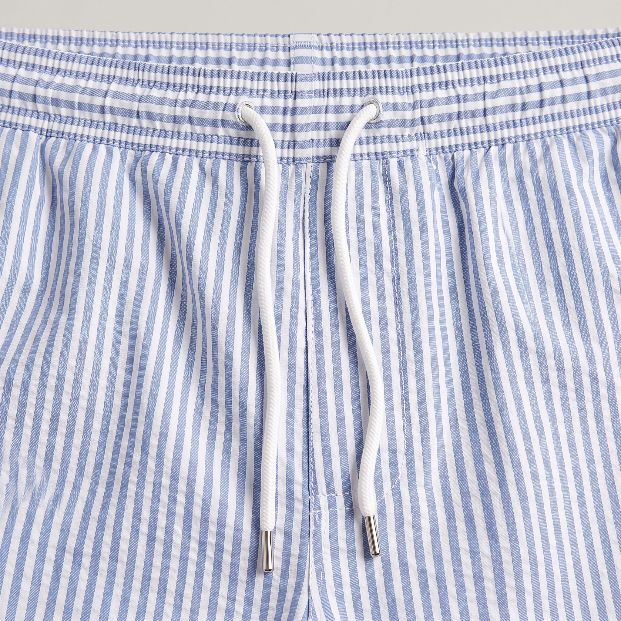 Men’s Striped Drawstring Swim Shorts