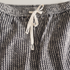 Men’s Striped Knit Drawstring Shorts
