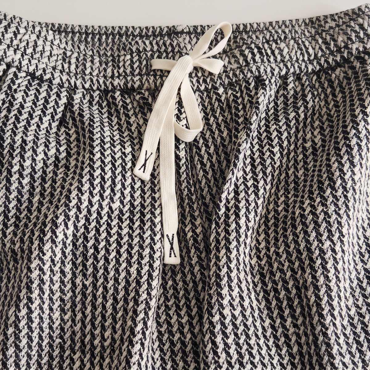 Men’s Striped Knit Drawstring Shorts