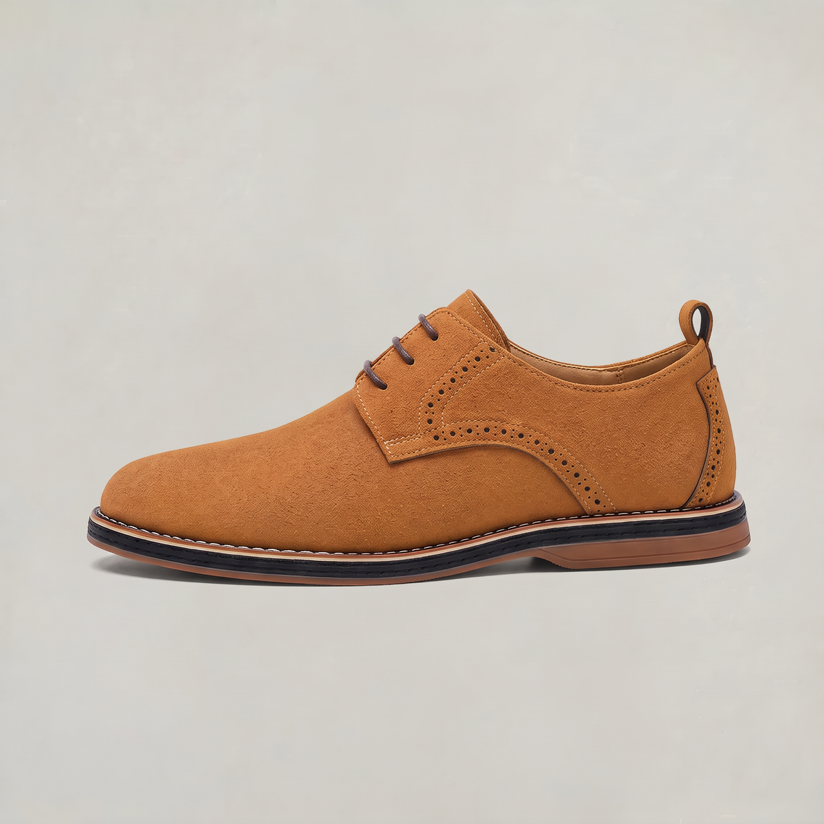 Men’s Suede Look Derby Shoes