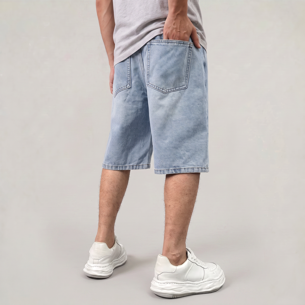 Men’s Washed Denim Jorts