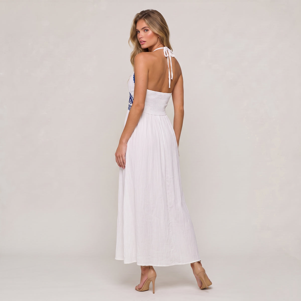 Women’s Embroidered Resort Maxi Dress