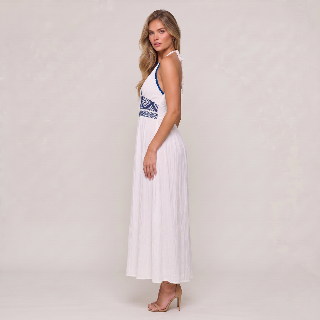 Women’s Embroidered Resort Maxi Dress