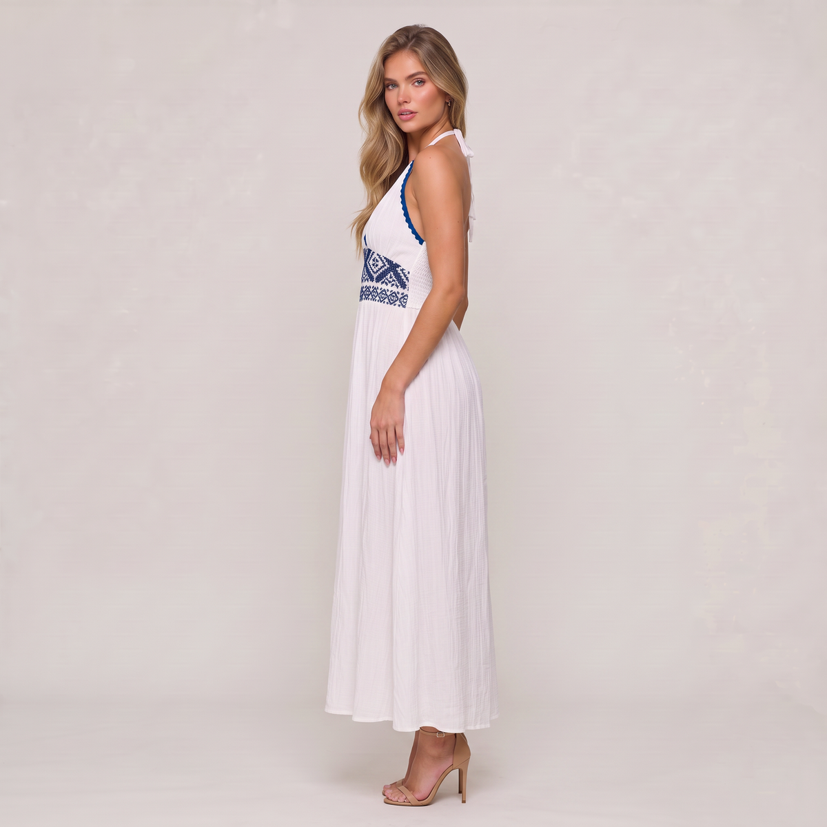 Women’s Embroidered Resort Maxi Dress