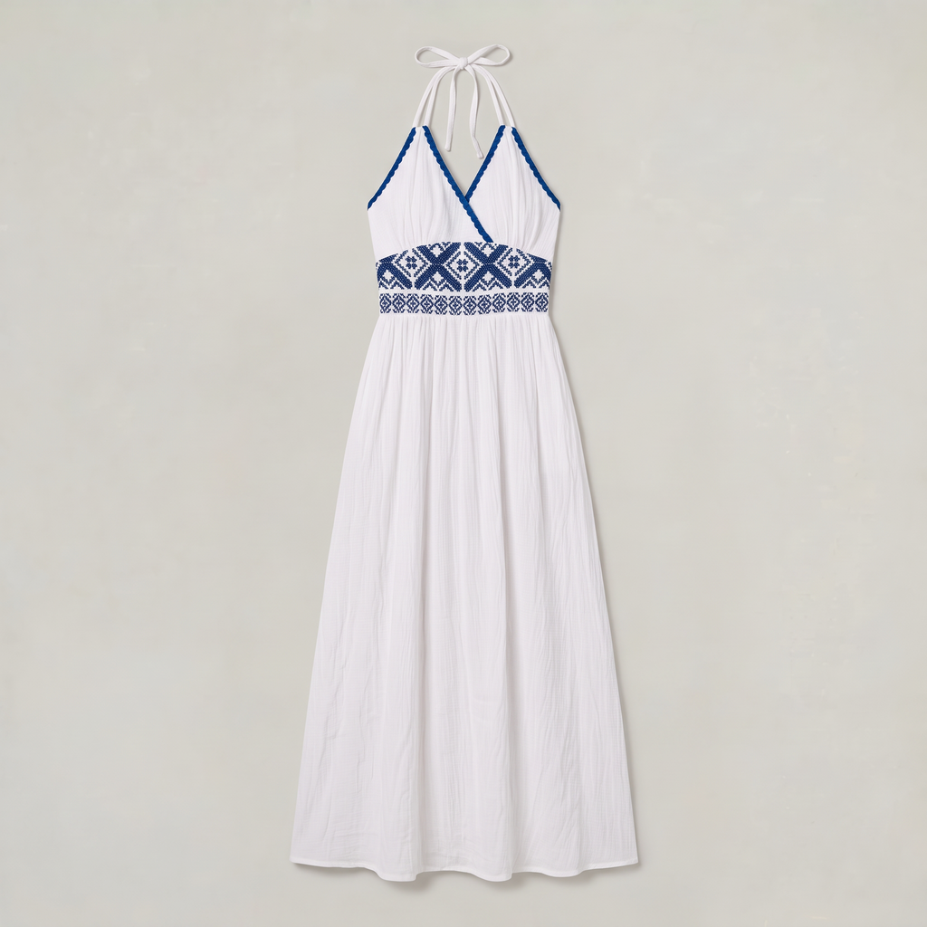 Women’s Embroidered Resort Maxi Dress