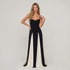Women’s Black-White Derby Day Dress