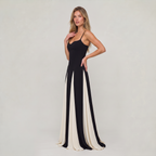 Women’s Black-White Derby Day Dress