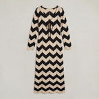 Women’s Chevron Crochet Resort Maxi Dress