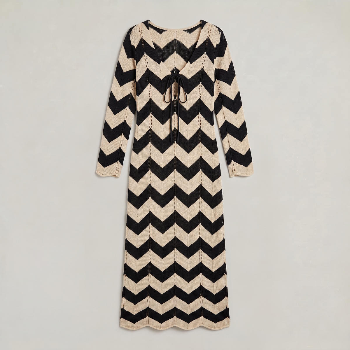 Women’s Chevron Crochet Resort Maxi Dress