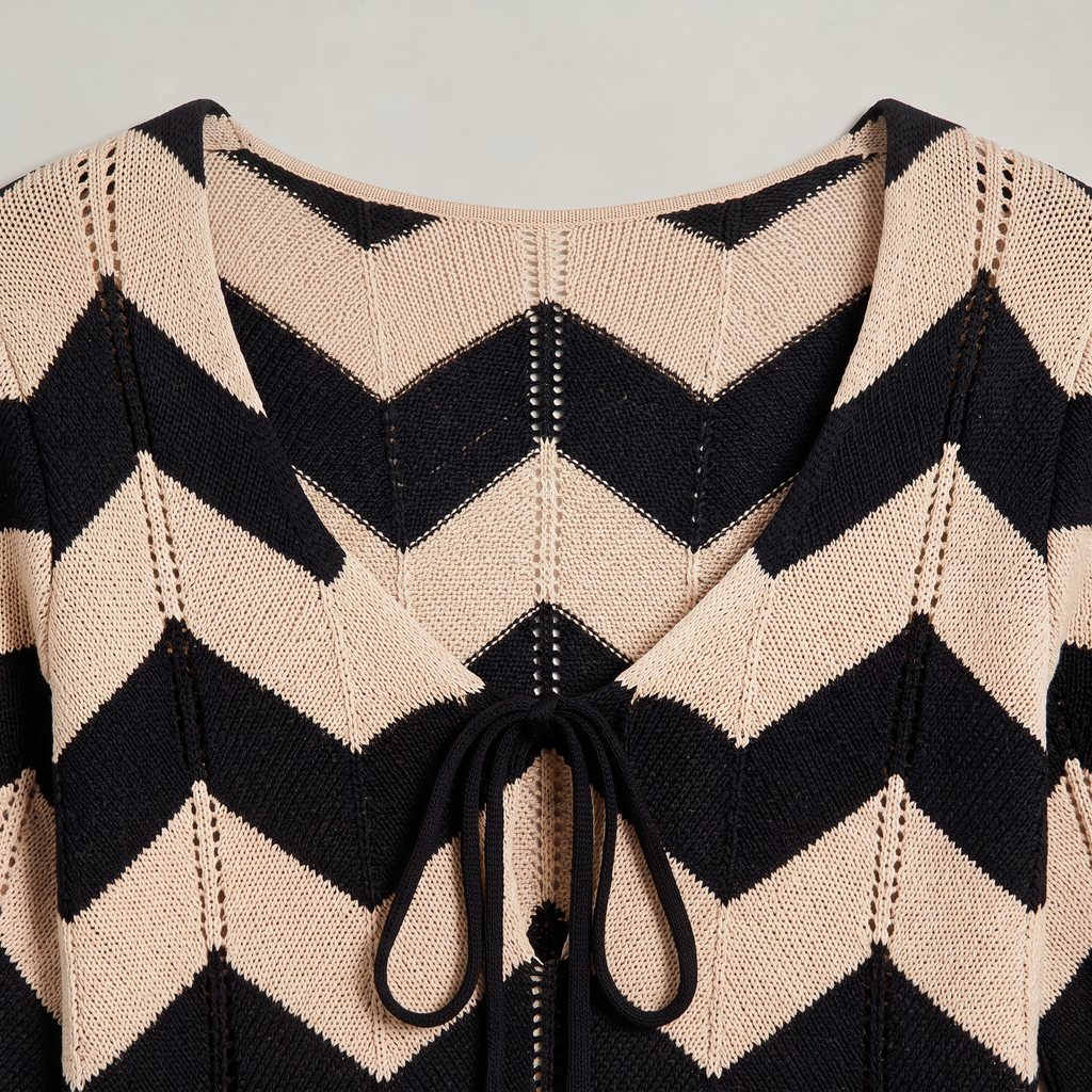 Women’s Chevron Crochet Resort Maxi Dress