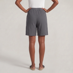 Women’s Cotton Linen Knee Length Shorts - Drawstring Relaxed Fit