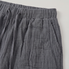 Women’s Cotton Linen Knee Length Shorts - Drawstring Relaxed Fit
