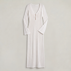 Women’s Crochet V-Neck Resort Maxi Dress