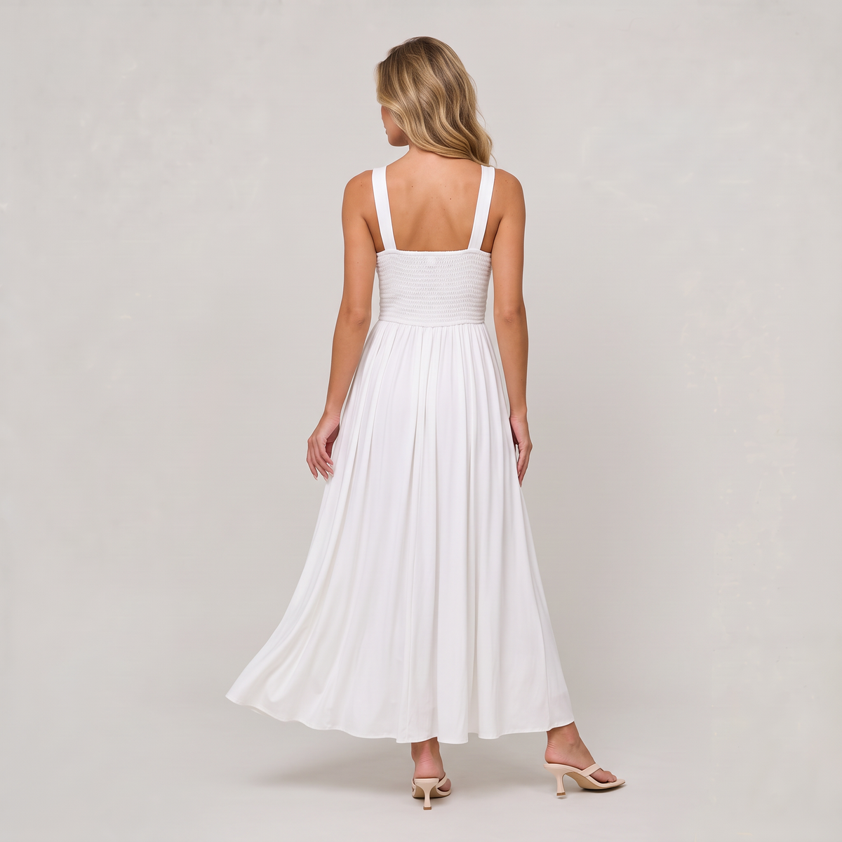 Women’s Deep V Sleeveless Race Day Maxi Dress