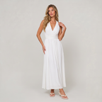 Women’s Deep V Sleeveless Race Day Maxi Dress