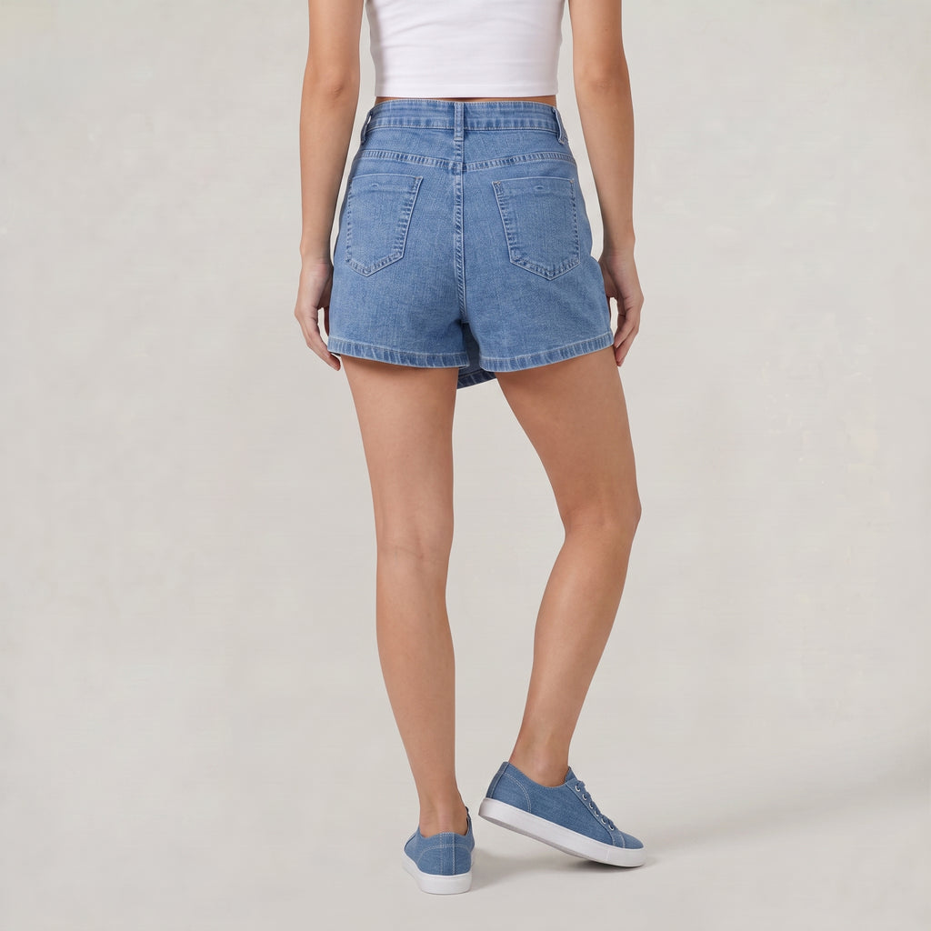 Women’s Denim Asymmetrical Skort