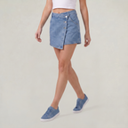 Women’s Denim Asymmetrical Skort