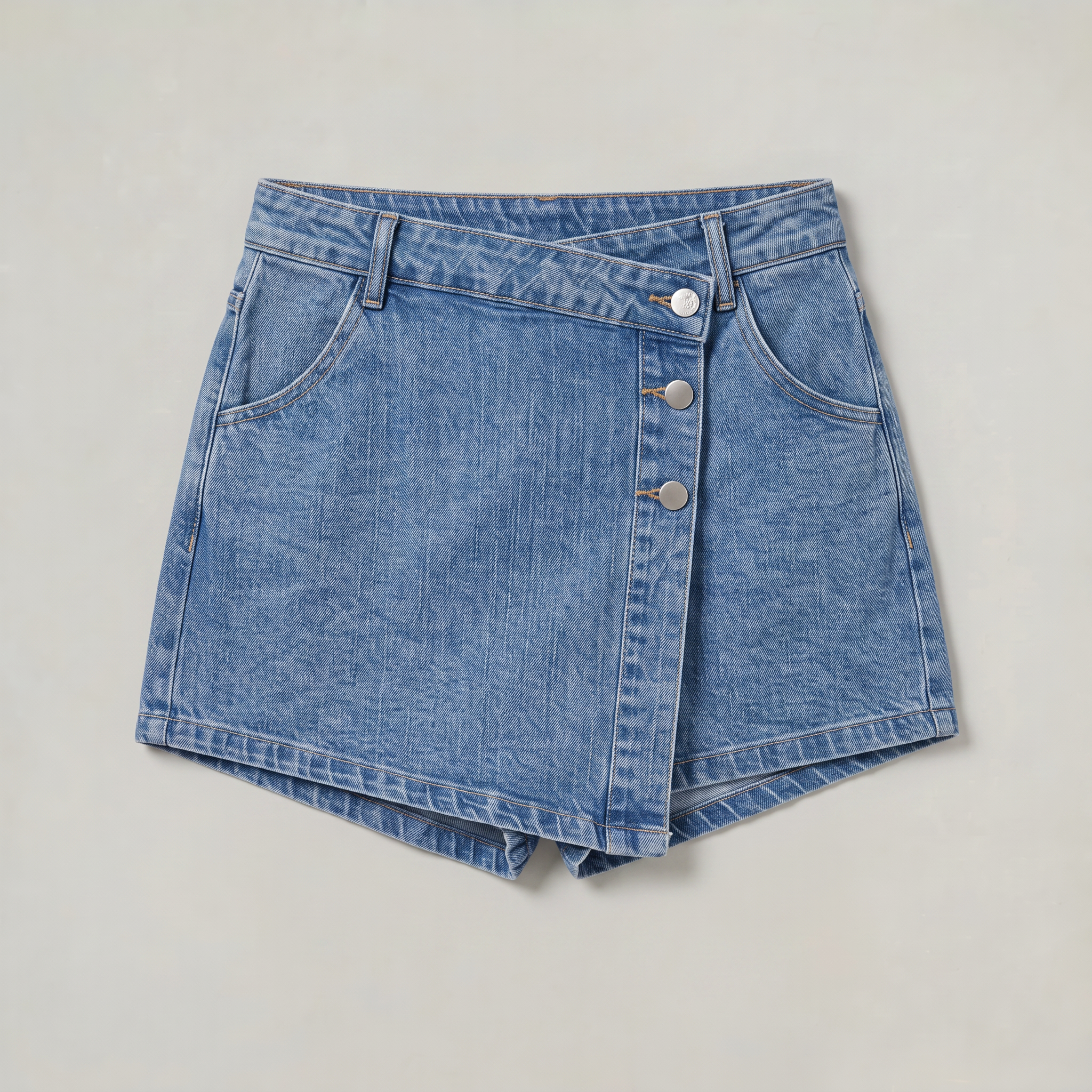 Women’s Denim Asymmetrical Skort