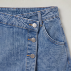 Women’s Denim Asymmetrical Skort