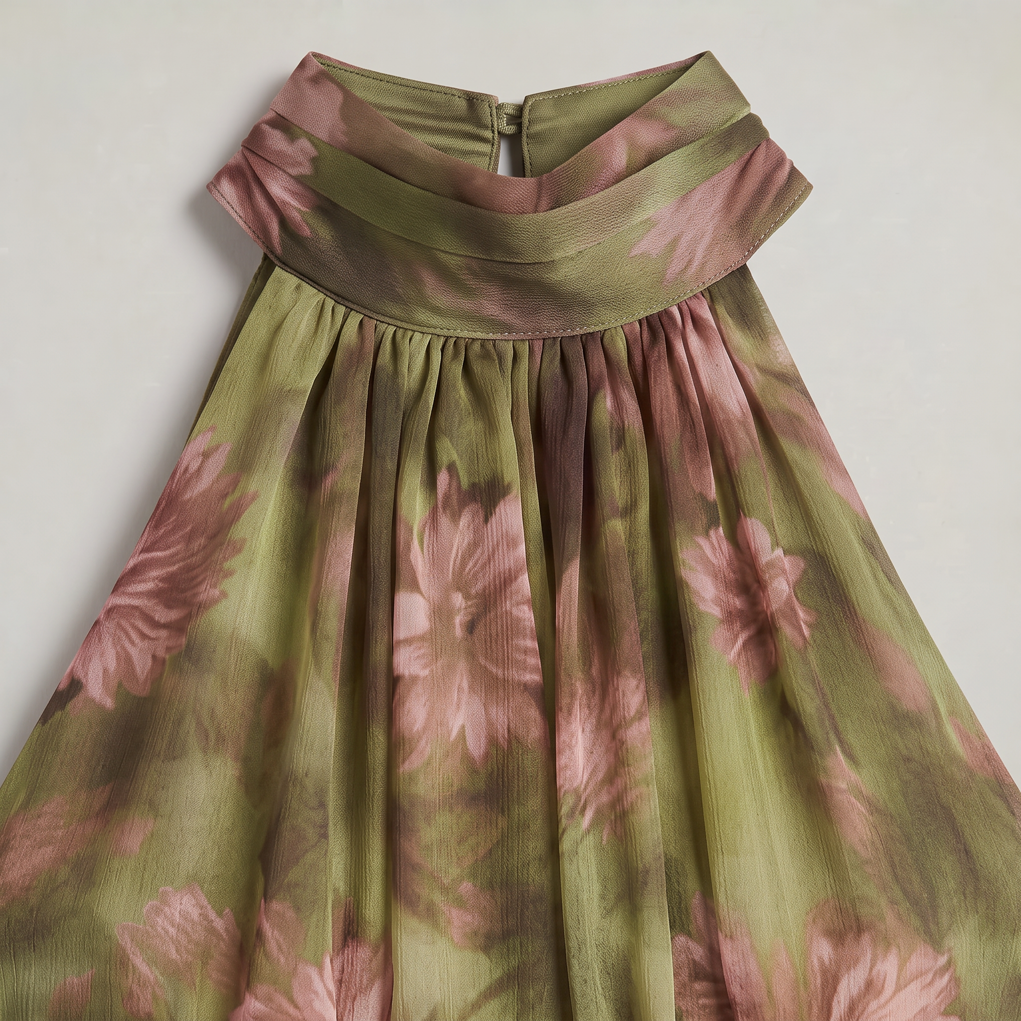 Women's Floral Halter Neck Maxi Dress