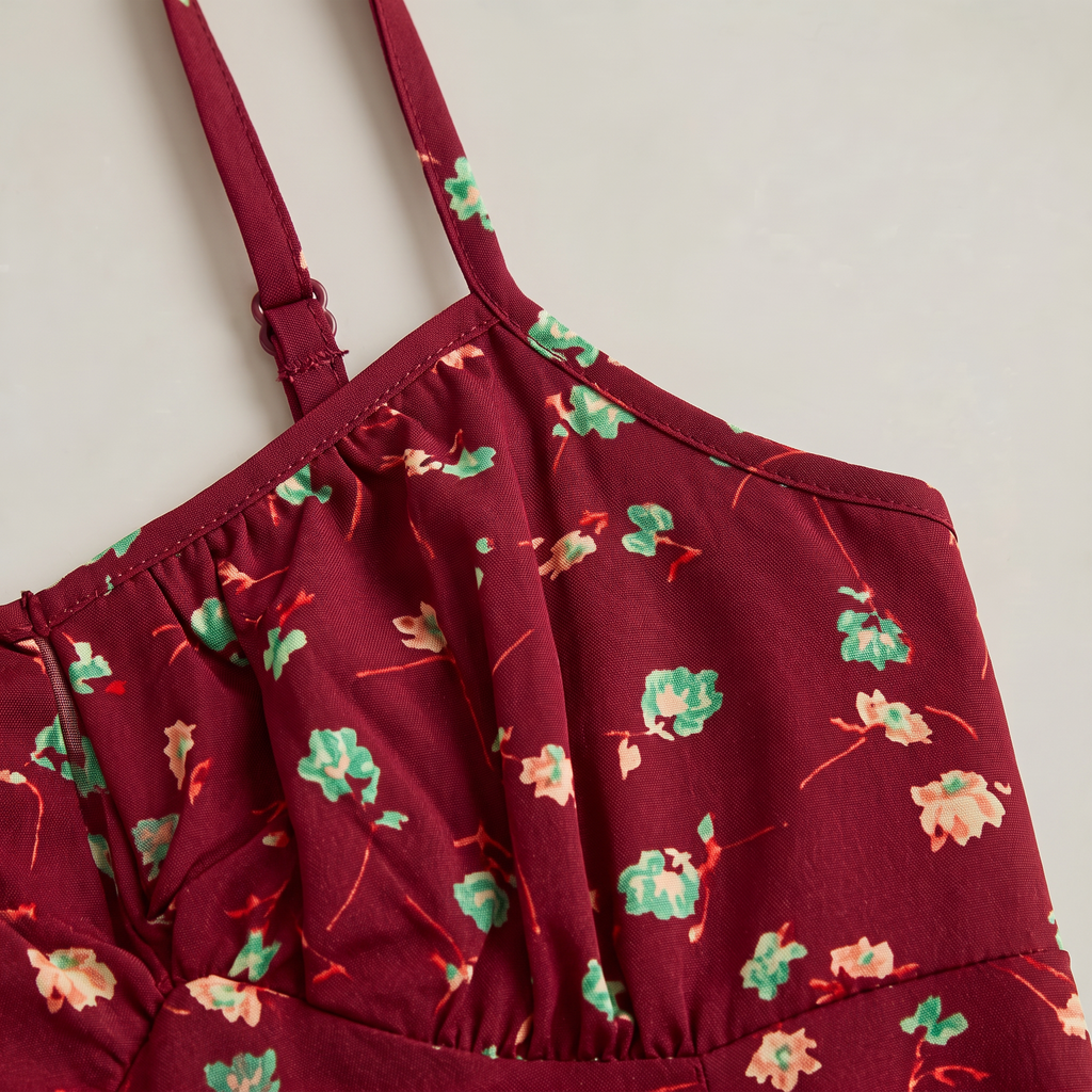 Women’s Floral Print Midi Dress