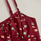 Women’s Floral Print Midi Dress