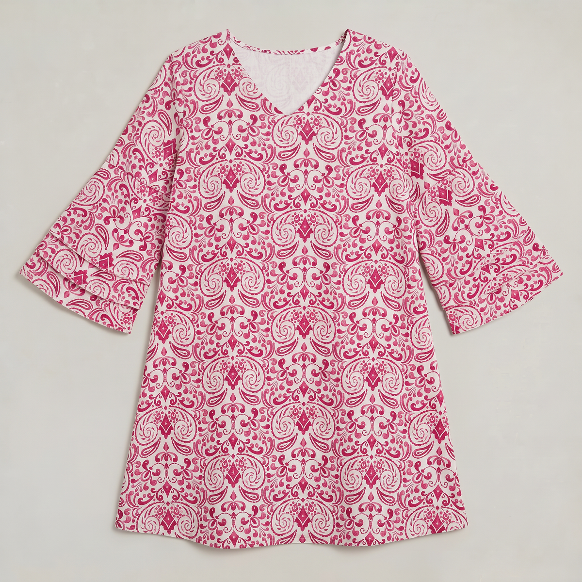 Women’s Floral V-Neck Mini Dress