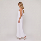 Women’s Flowy Halter Neck Maxi Dress