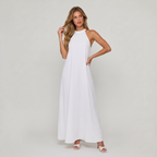 Women’s Flowy Halter Neck Maxi Dress