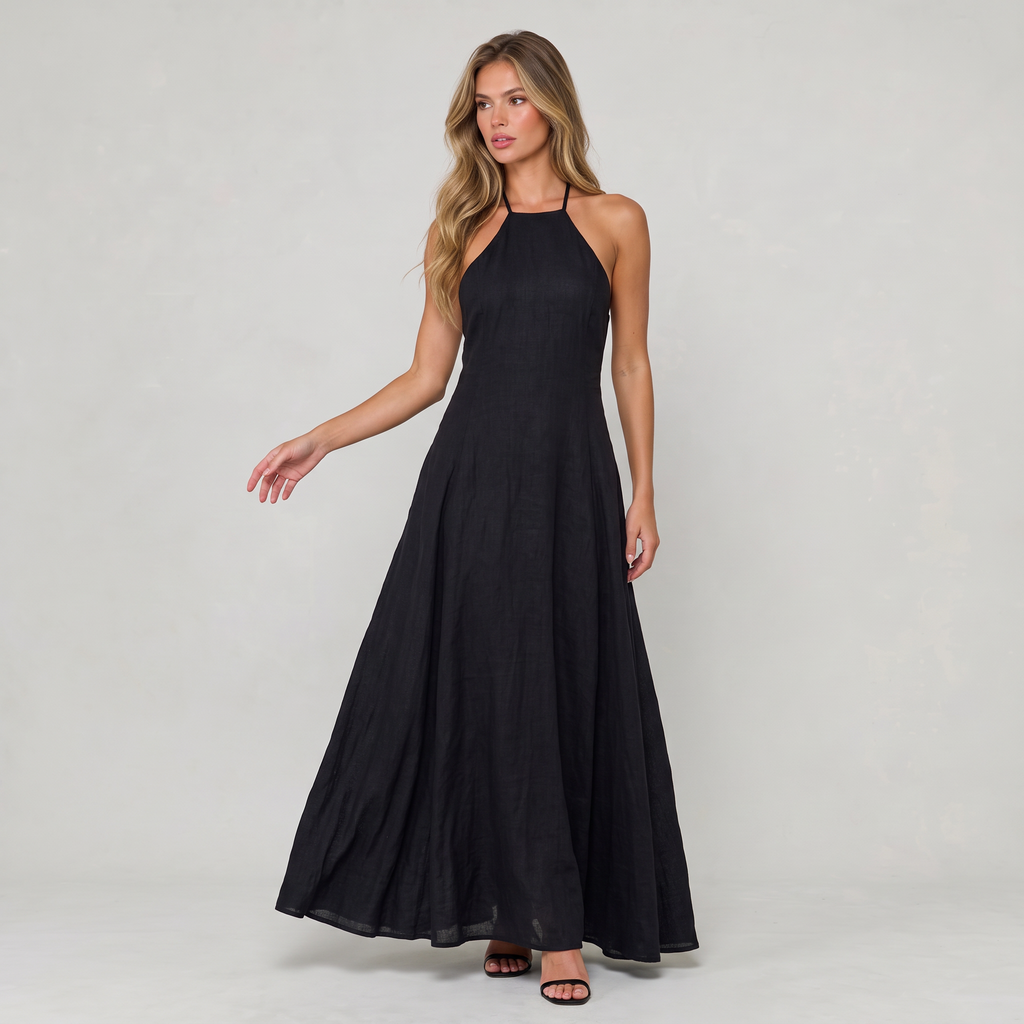 Women’s Halter Neck Maxi Dress
