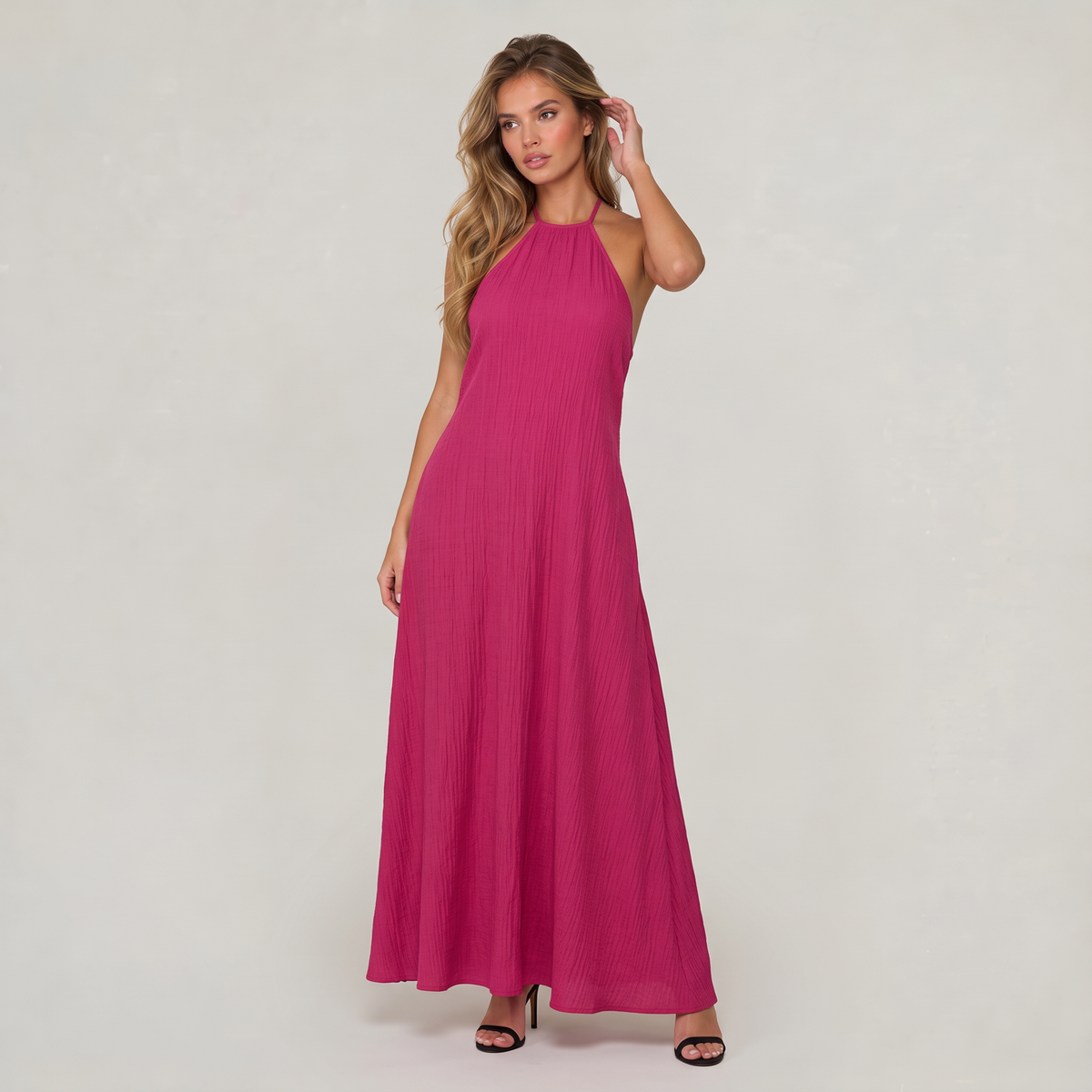 Women’s Halter Neck Maxi Dress