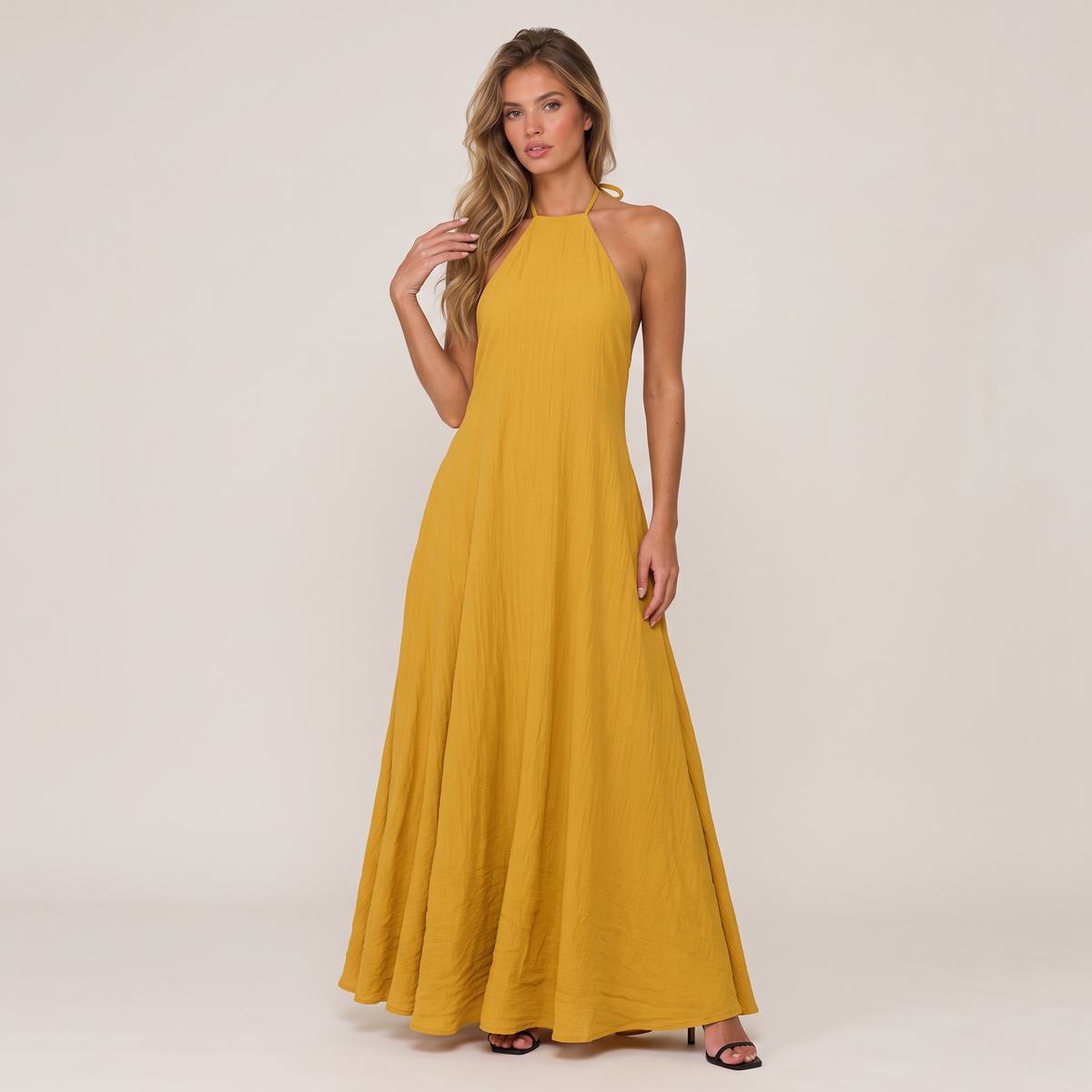 Women’s Halter Neck Maxi Dress