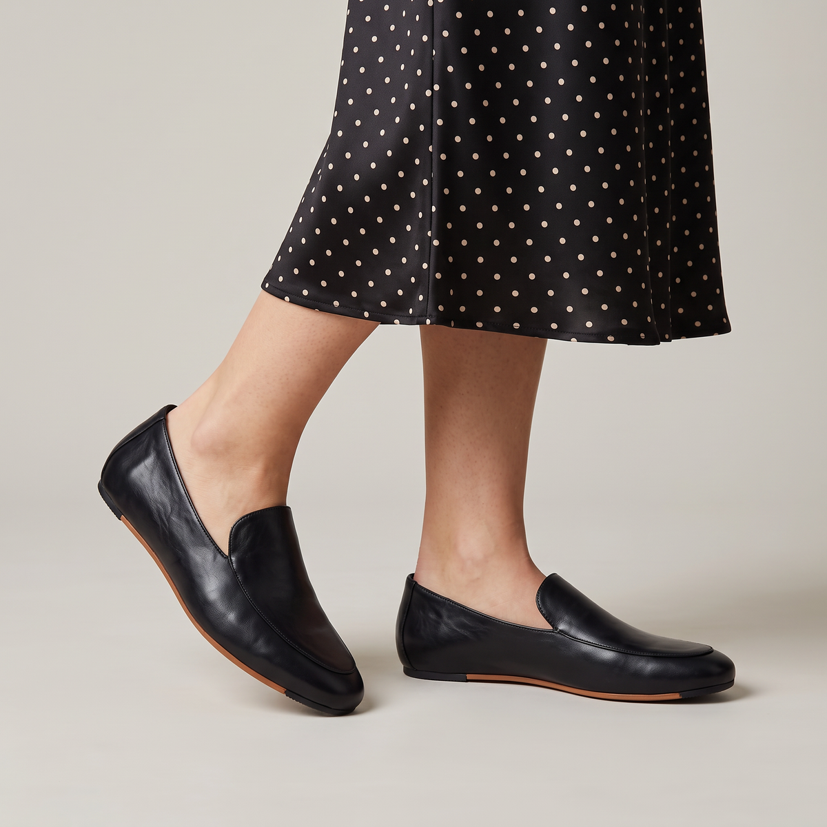Women’s Leather Loafers Minimalist Slip-On Flats