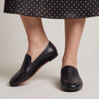 Women’s Leather Loafers Minimalist Slip-On Flats