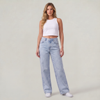 Women’s Light Wash Wide Leg Jeans