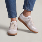 Women’s Low-Profile Trainers Suede-Effect