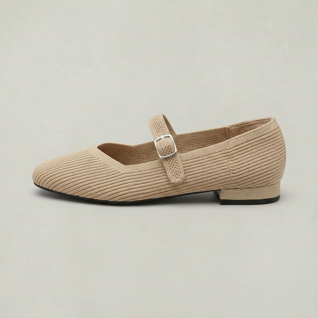 Women's Ballet Flat Knit - Mary Janes