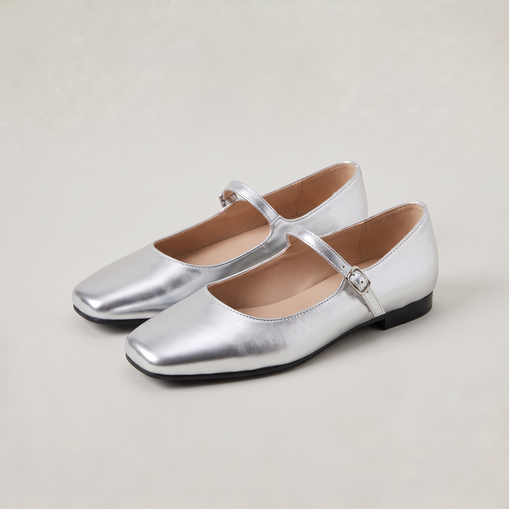 Women’s Mary Jane Square Toe Ballet Flats