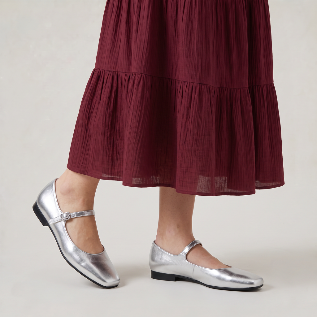 Women’s Mary Jane Square Toe Ballet Flats