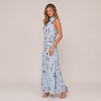 Women’s Maxi Dress Floral Halter Neck Race Day
