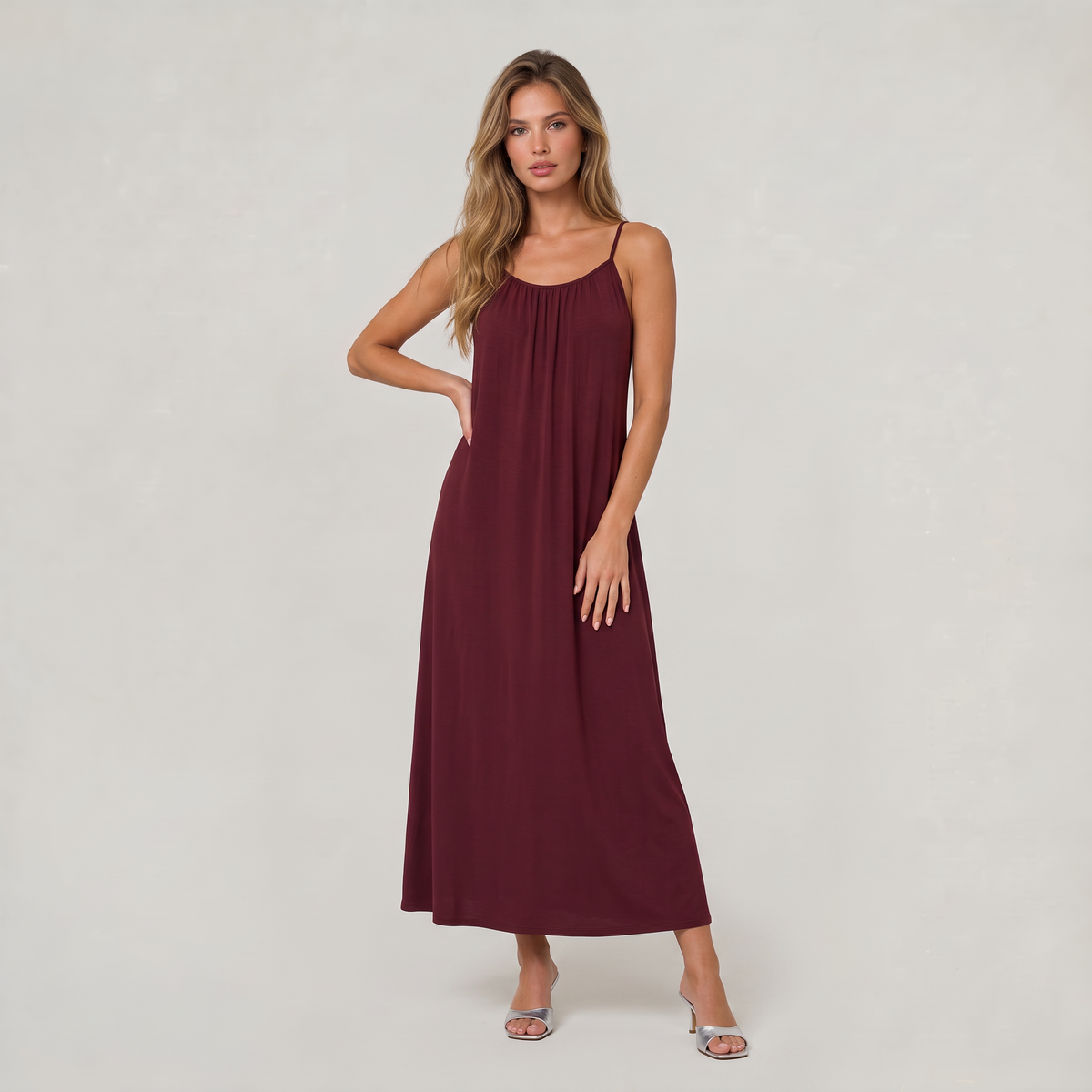 Women’s Maxi Dress Spaghetti Strap Relaxed Fit