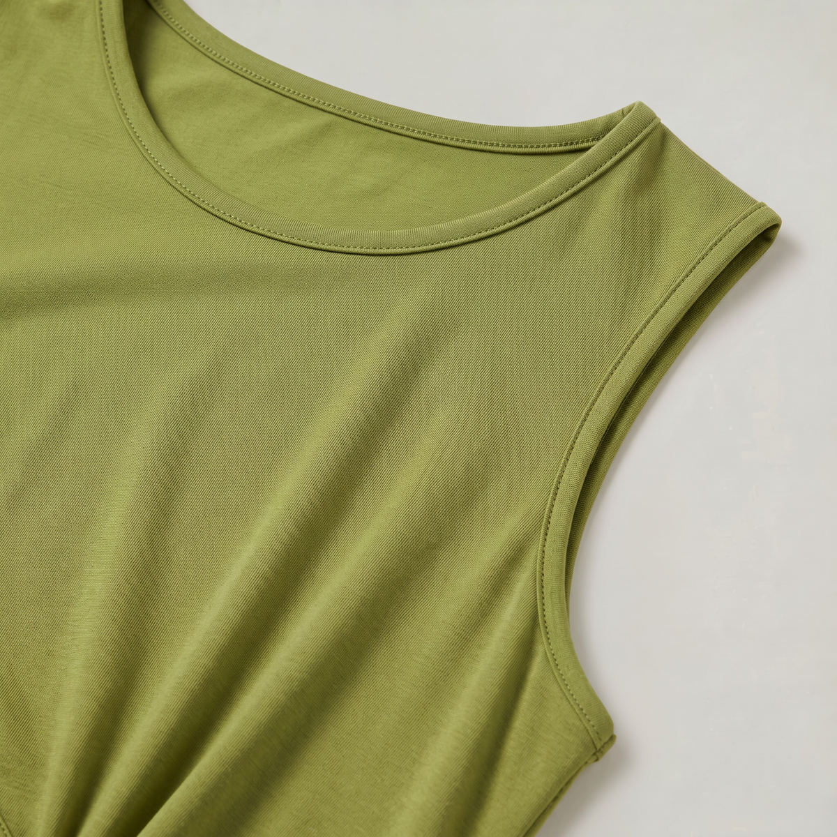 Women’s Moss Green Cut-Out Split Maxi Dress