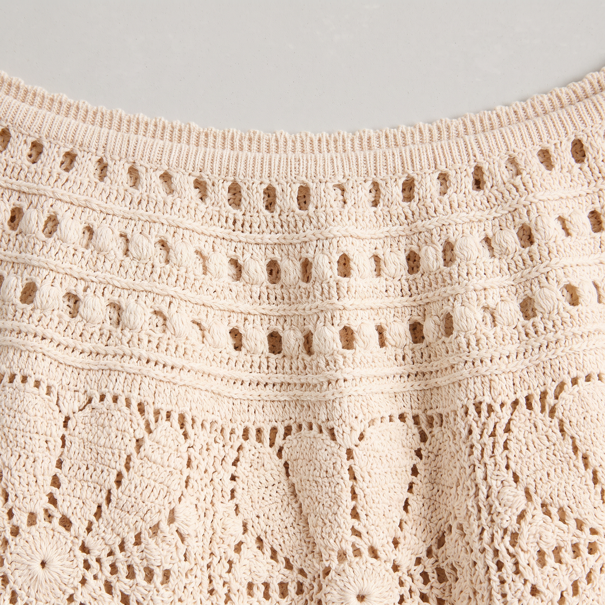 Women’s Off-Shoulder Crochet Resort Maxi Dress
