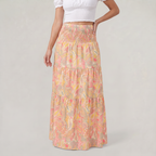 Women’s Paisley Tiered Maxi Skirt