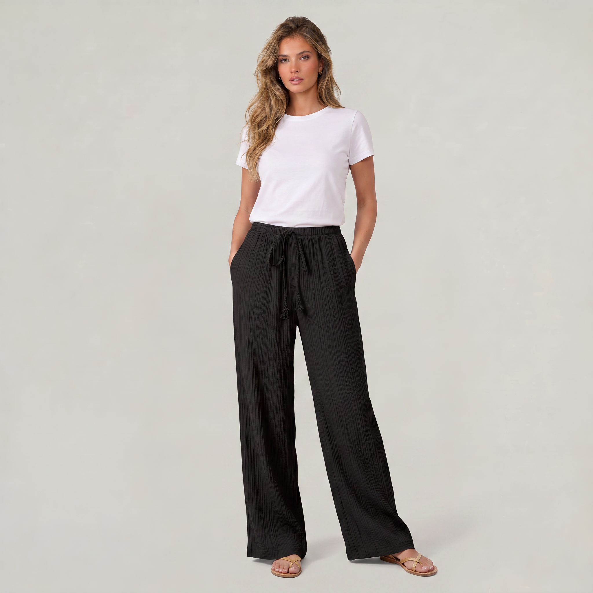 Women’s Pleated Wide Leg Pants