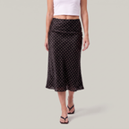 Women’s Polka Dot Midi Skirt