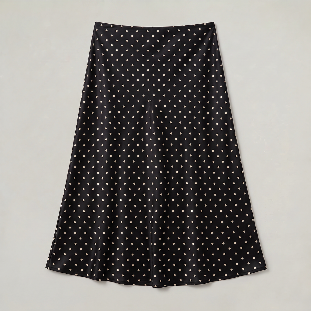 Women’s Polka Dot Midi Skirt