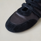 Women’s Red Ballet Flats Double Strap Sneakerina