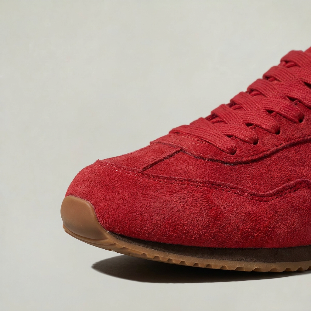 Women's Retro Suede Look Trainers