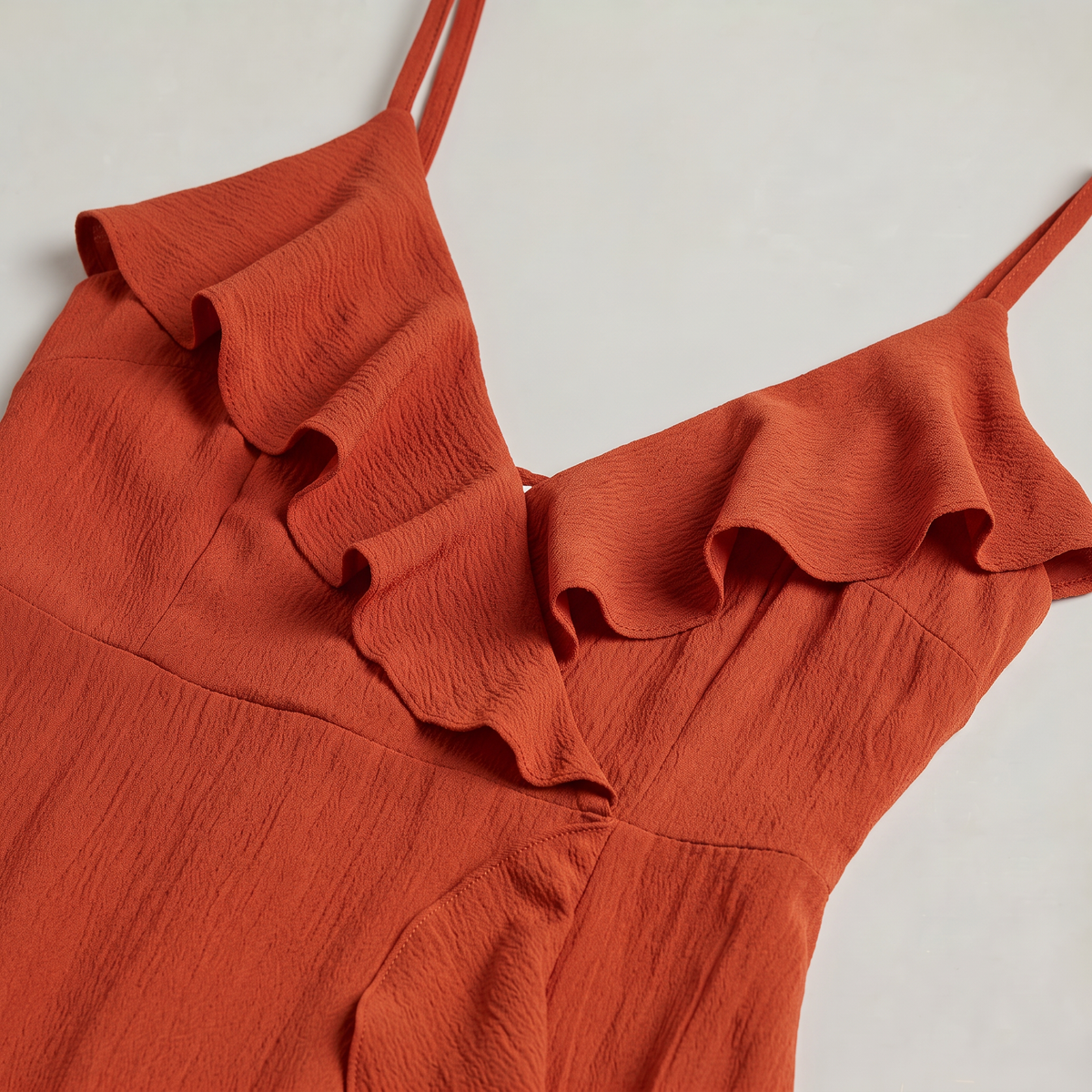 Women’s Ruffle Side Split Maxi Dress